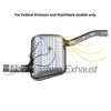 2005-2007 Ford Focus 2.0L Exhaust Muffler - Hatchback only