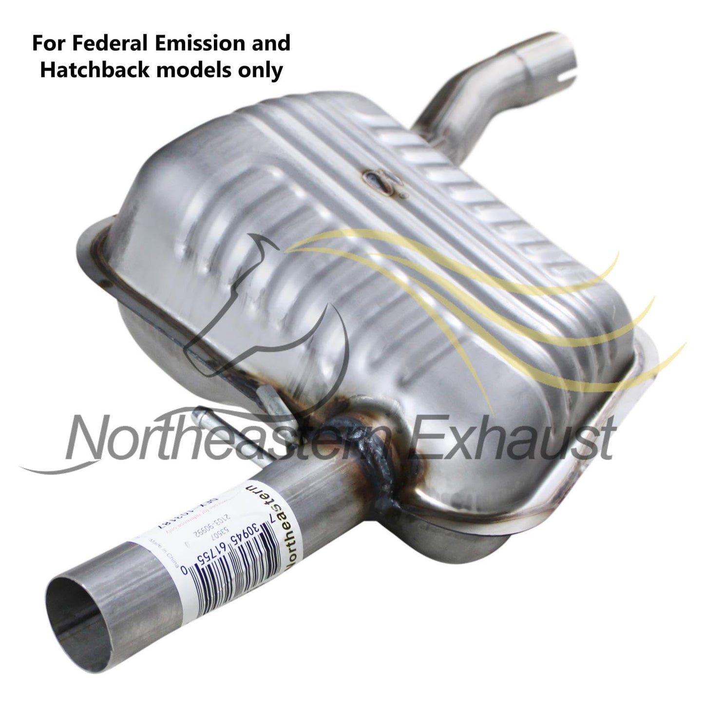 2005-2007 Ford Focus 2.0L Exhaust Muffler - Hatchback only