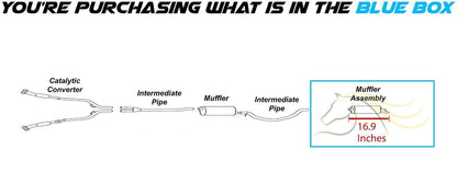 2005-2008 Dodge Magnum | 2006-2010 Charger | 2005-2010 Chrysler 300 2.7L & 3.5L Exhaust Muffler