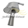 2006-2011 Mercury Milan 3.0L Exhaust Resonator Pipe, Intermediate Pipe, and Pair of Muffler