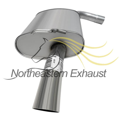 2006-2011 Mercury Milan 3.0L Exhaust Resonator Pipe, Intermediate Pipe, and Pair of Muffler