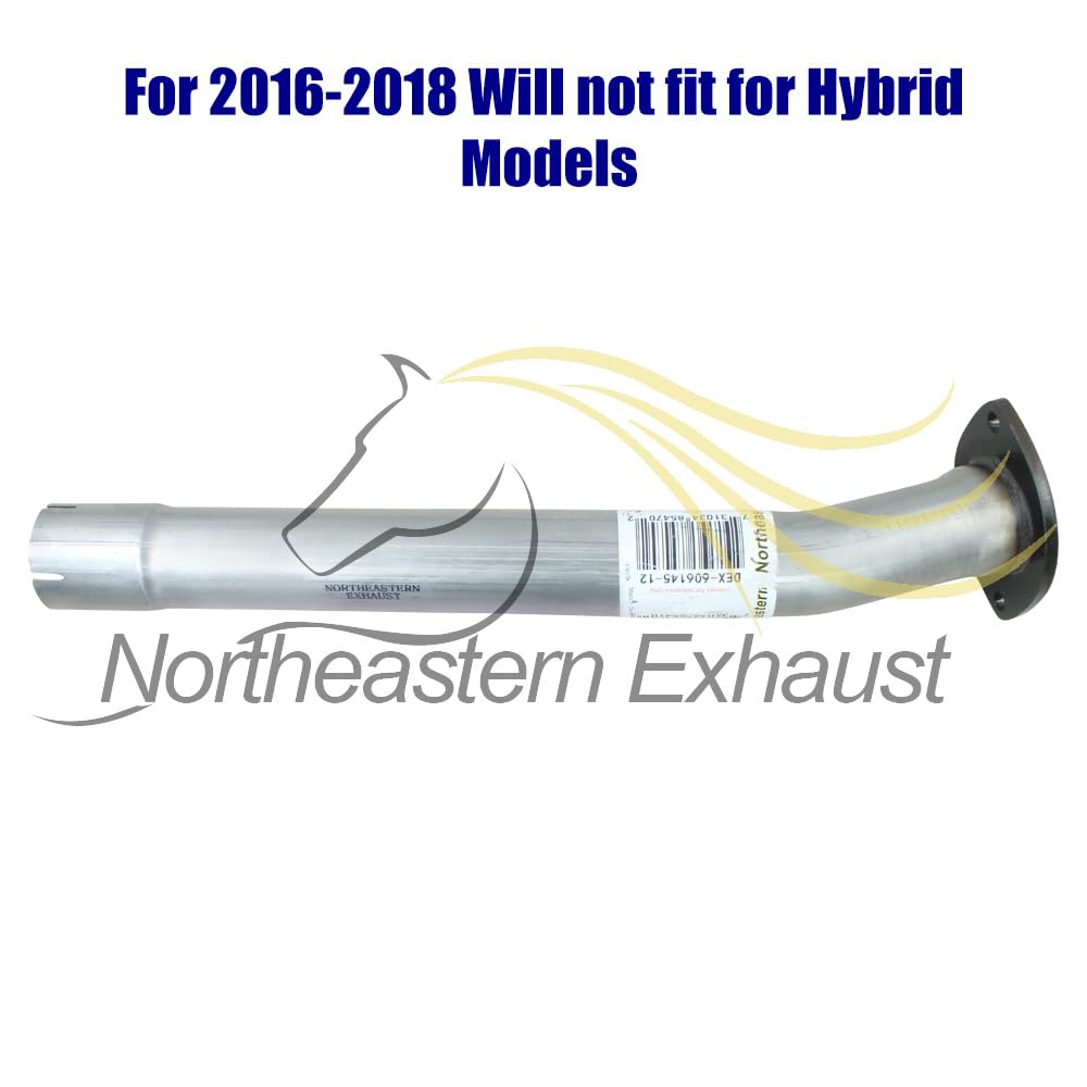 Northeastern Exhaust | Stainless Steel Direct Fit Exhaust Center Muffler Compatible for 2013-2018 Toyota RAV4 2.5L | Free Gaskets and Clamps and Spring Bolt Kit Included | Automotive Replacement Part