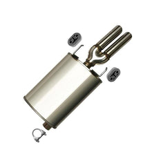 Northeastern Exhaust | Stainless Steel Exhaust Rear Muffler with Dual Tailpipe Compatible for Buick Regal 1997-2004 3.8L | Free Hangers and Clamp Included | Automotive Replacement Part