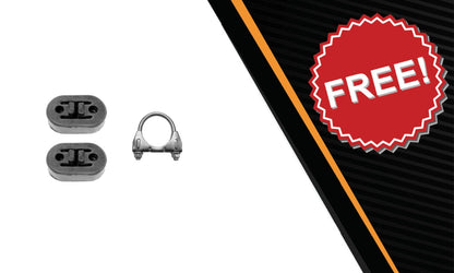 Northeastern Exhaust | Stainless Steel Exhaust Rear Muffler with Dual Tailpipe Compatible for Buick Regal 1997-2004 3.8L | Free Hangers and Clamp Included | Automotive Replacement Part
