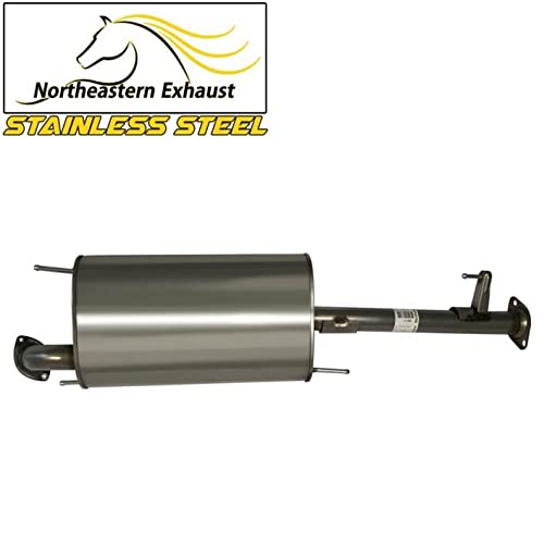 Northeastern Exhaust | Stainless Steel | Exhaust Resonator Pipe Compatible for Toyota 4Runner 2003-2017 4.0L | GX470 & 4Runner 2003-2004 4.7L | Free Gaskets and Spring Bolt Kit Included