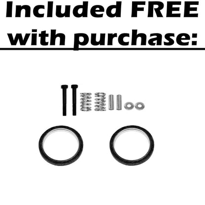 Northeastern Exhaust | Stainless Steel | Exhaust Resonator Pipe Compatible for Toyota 4Runner 2003-2017 4.0L | GX470 & 4Runner 2003-2004 4.7L | Free Gaskets and Spring Bolt Kit Included