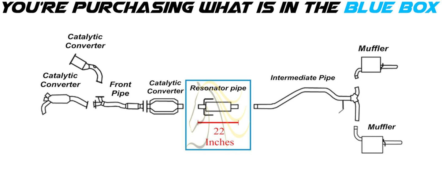 2006-2012 Ford Fusion and 2006-2011 Mercury Milan 3.0L Resonator Pipe