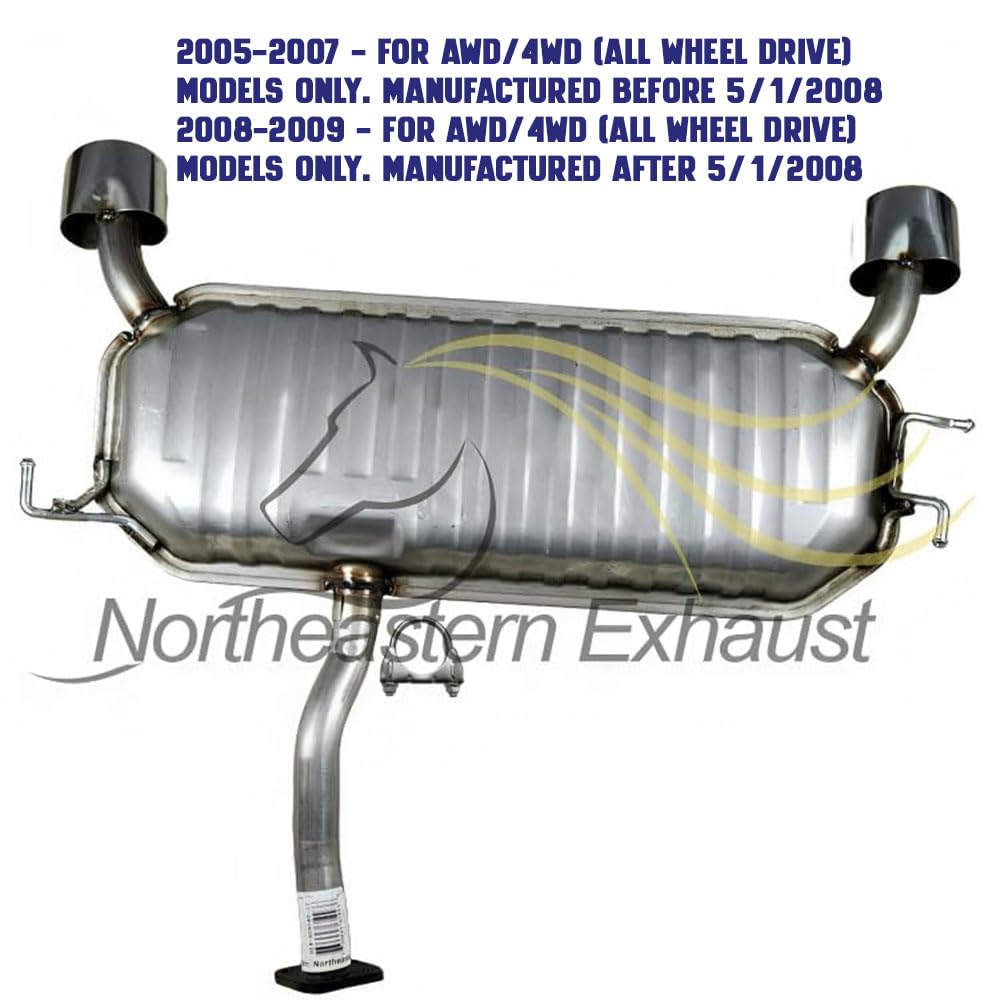 2005-2009 Hyundai Tucson 2.7L Exhaust Muffler