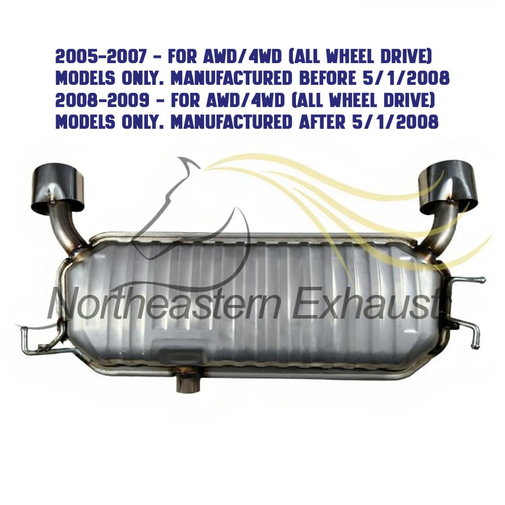 2005-2009 Hyundai Tucson 2.7L Exhaust Muffler