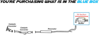 2002-2006 Nissan Altima 2.5L Exhaust Muffler