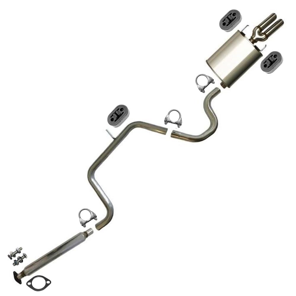 2003-2004 Buick Regal 3.8L Resonator Pipe, Intermediate Pipe and Muffler