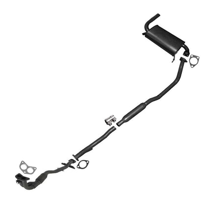 2004-2005 Mitsubishi Outlander 2.4L Exhaust Pipe, Resonator and Muffler - AWD