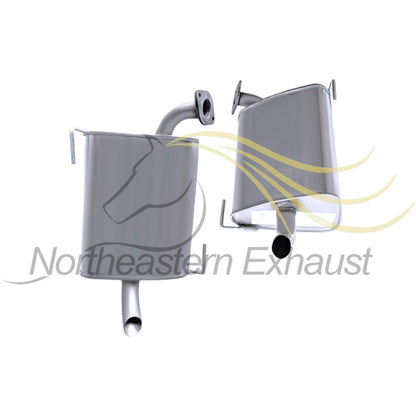 2005-2009 Subaru Outback 2.5L Exhaust Pair of Mufflers