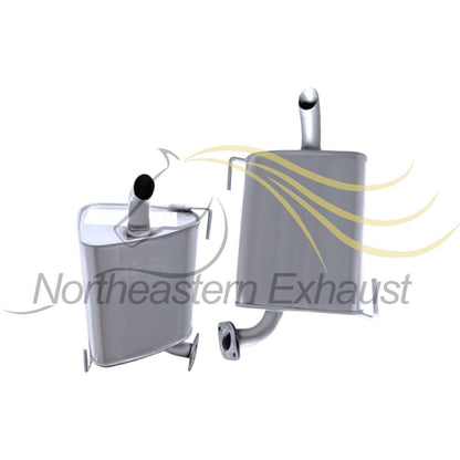 2005-2009 Subaru Outback 2.5L Exhaust Pair of Mufflers