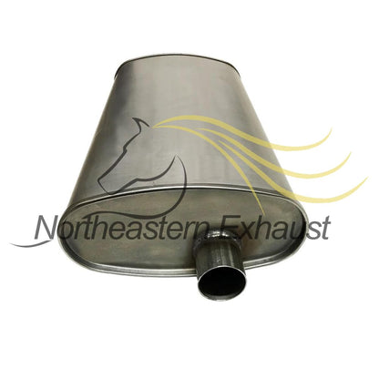 Northeastern Exhaust | Stainless Steel Exhaust Muffler Compatible for 2006-2010 Explorer Explorer Sport Trac Mountaineer 4.0L - Free Clamps Included
