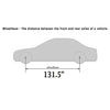1996-1998 GMC C1500 C2500 K1500 5.7L Exhaust H-Pipe, Muffler and Tail Pipe