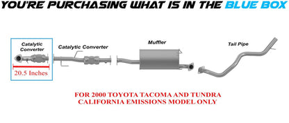 1999-2002 4Runner | 2000-2004 Tacoma & Tundra 3.4L EPA-Approved Front Catalytic