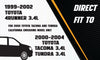1999-2002 4Runner | 2000-2004 Tacoma & Tundra 3.4L EPA-Approved Front Catalytic