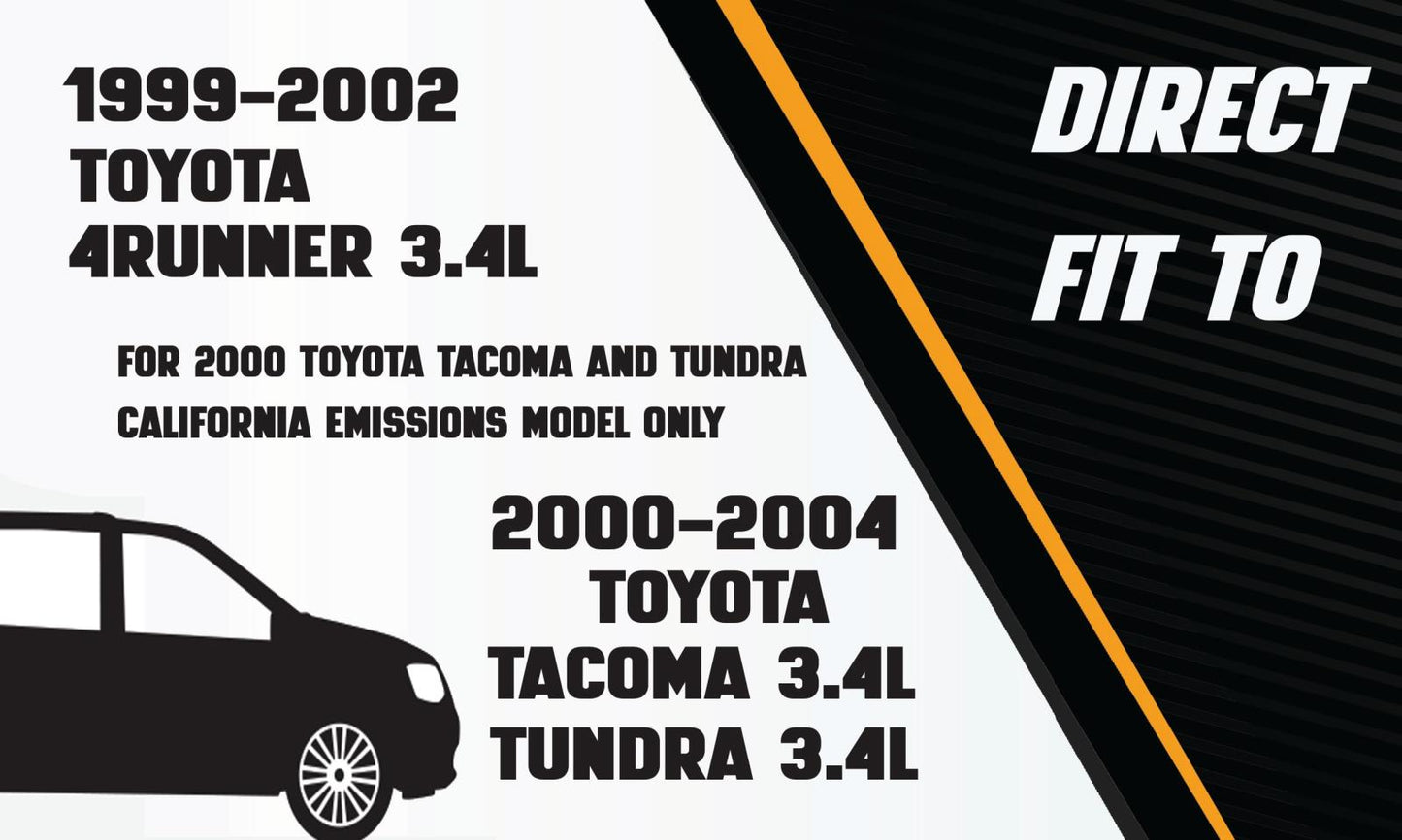 1999-2002 4Runner | 2000-2004 Tacoma & Tundra 3.4L EPA-Approved Front Catalytic