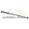 Northeastern Exhaust | Stainless Steel Resonator Pipe & Rear Muffler Exhaust System Kit Compatible for Subaru Impreza 1999-2001 2.2L | Free Gaskets and Spring Bolt Kit Included | Automotive Replacement Part