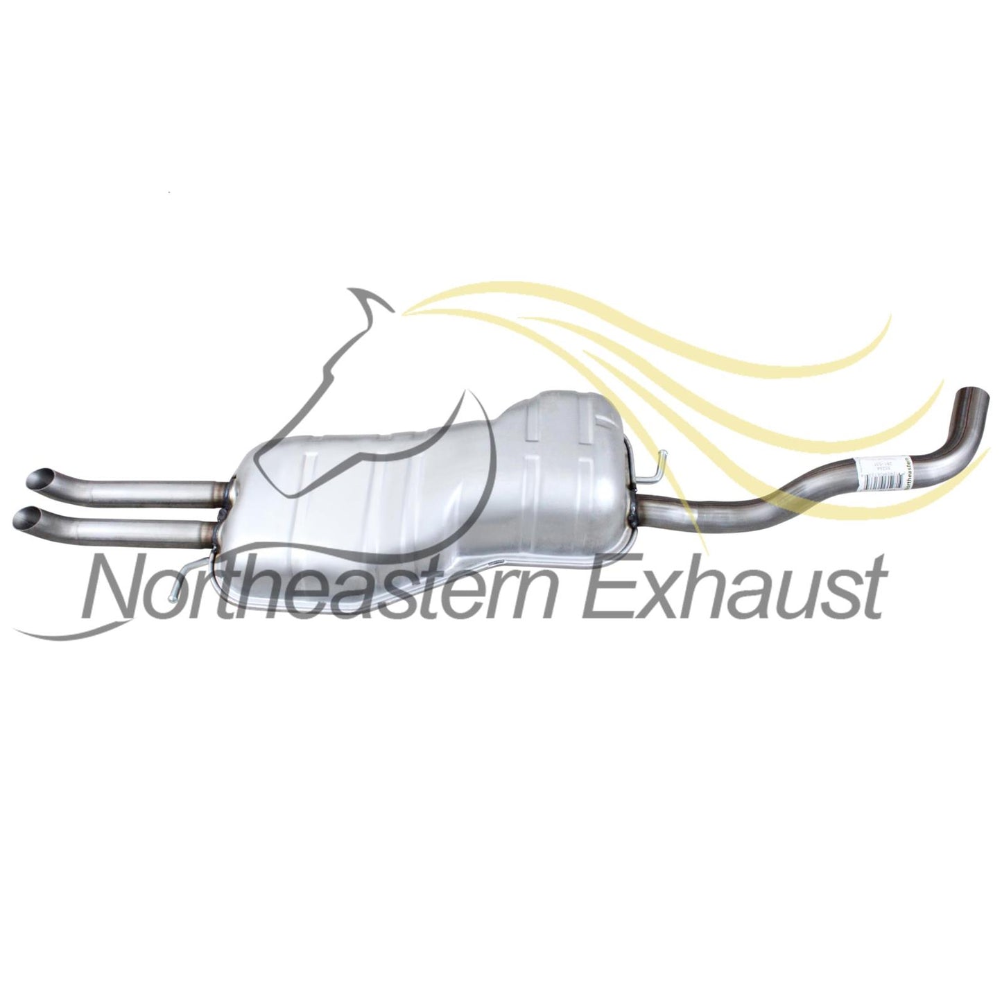 Northeastern Exhaust | Stainless Steel Rear Exhaust Muffler Compatible for 1999-2005 Volkswagen Jetta 1.9L | 1999-2004 Volkswagen Jetta 2.8L | 2000-2005 Volkswagen Jetta 1.8 | Sleeve & Hanger Included