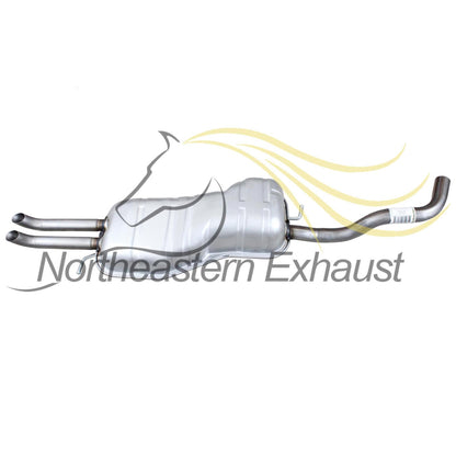 Northeastern Exhaust | Stainless Steel Rear Exhaust Muffler Compatible for 1999-2005 Volkswagen Jetta 1.9L | 1999-2004 Volkswagen Jetta 2.8L | 2000-2005 Volkswagen Jetta 1.8 | Sleeve & Hanger Included