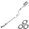 2011-2013 Hyundai Elantra 1.8L Front Pipe, Catalytic Converter and Muffler