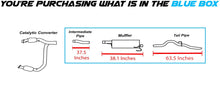 Intermediate Pipe, Muffler and Tail Pipe for 2007-2009 Ram 2500 and 2003-2008 Ram 3500 5.7L