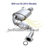 2009-2014/2016-2018 Nissan Maxima 3.5L Exhaust Muffler