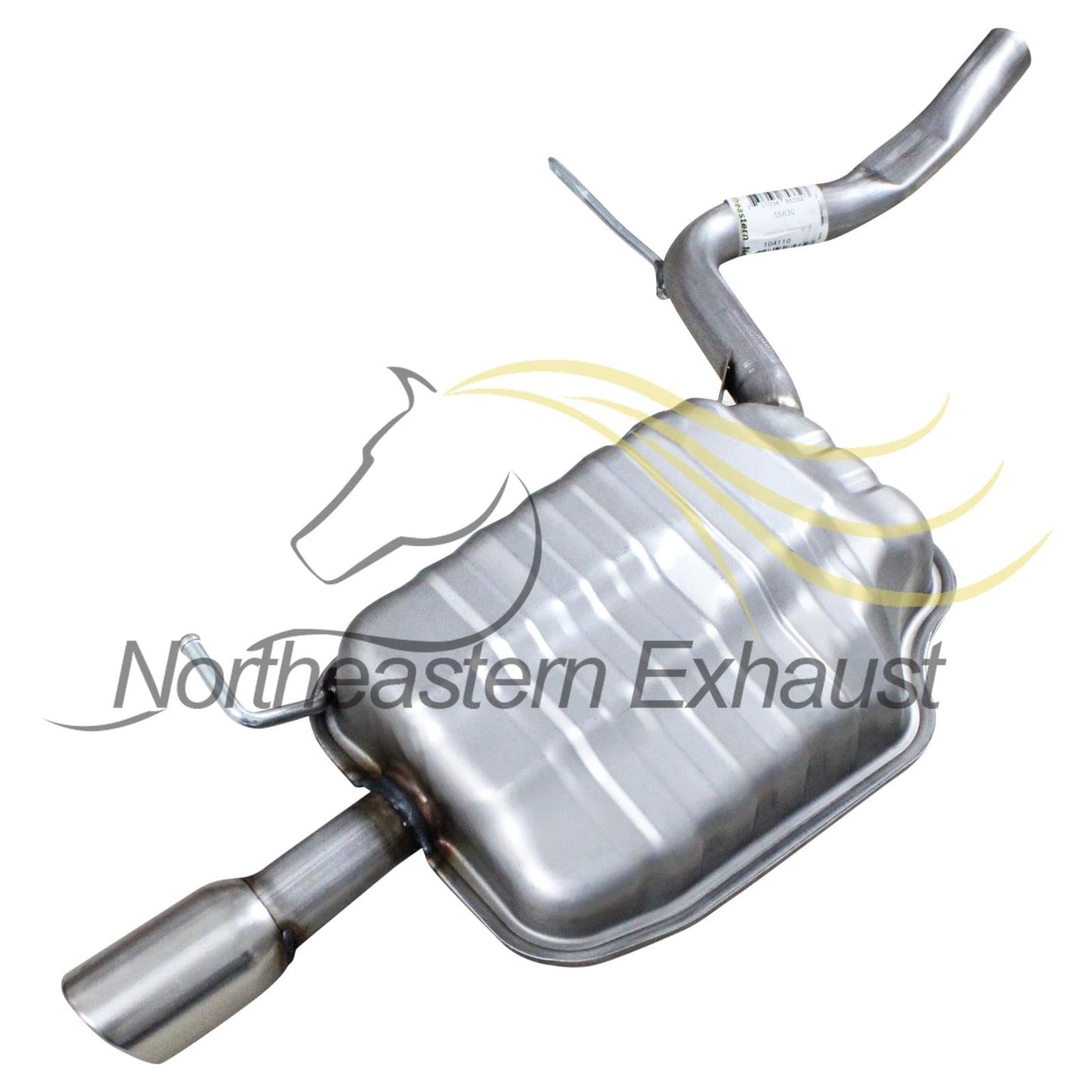 2005-2009 Audi A4 Quattro 2.0L/3.2L Exhaust Muffler Assembly | Driver-side
