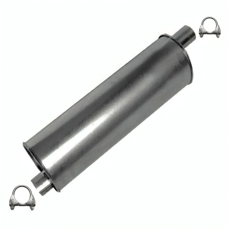 Northeastern Exhaust | Direct fit Exhaust Muffler Compatible for Chevrolet/GMC | C1500 1994-1999 | C2500 1993-2000 | C3500 1993-1995 & 1998-2000 | K1500 1994-1999 | K2500 1993-1995 & 1999-2000 | K3500 1993-1995 & 1998-2000 | Free Clamps Included