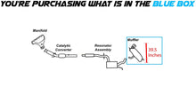 2006-2009 Volkswagen Rabbit and 2010-2014 Golf 2.5L Exhaust Muffler