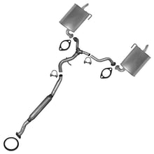 2005-2009 Subaru Outback 3.0L Exhaust Resonator & Pair of Muffler