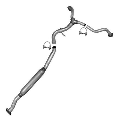 2005-2009 Subaru Outback 3.0L Exhaust Resonator & Pair of Muffler