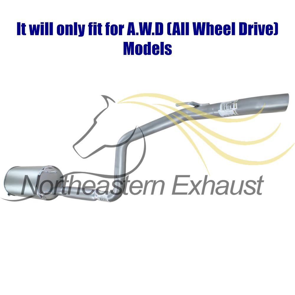 Exhaust Muffler for 2004-2006 Toyota Sienna 3.3L | 2007-2020 Sienna 3.5L | AWD Models