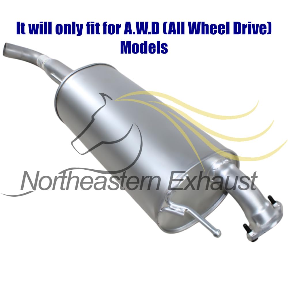 Exhaust Muffler for 2004-2006 Toyota Sienna 3.3L | 2007-2020 Sienna 3.5L | AWD Models