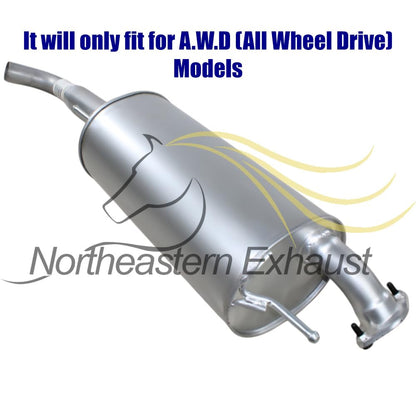 Exhaust Muffler for 2004-2006 Toyota Sienna 3.3L | 2007-2020 Sienna 3.5L | AWD Models