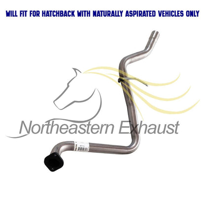 Northeastern Exhaust | Stainless Steel Exhaust Resonator, Muffler Compatible for Subaru Impreza 2008-2011 2.5L Hatchback | Automotive Replacement Part - Includes Gaskets, Clamp, and Spring Bolt Kit