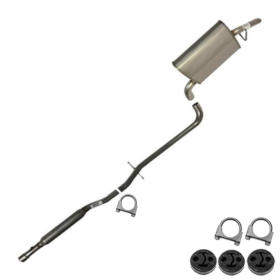 Exhaust Resonator Pipe and Muffler for 2000-2005 Buick LeSabre, Buick Park Avenue and Pontiac Bonneville 3.8L