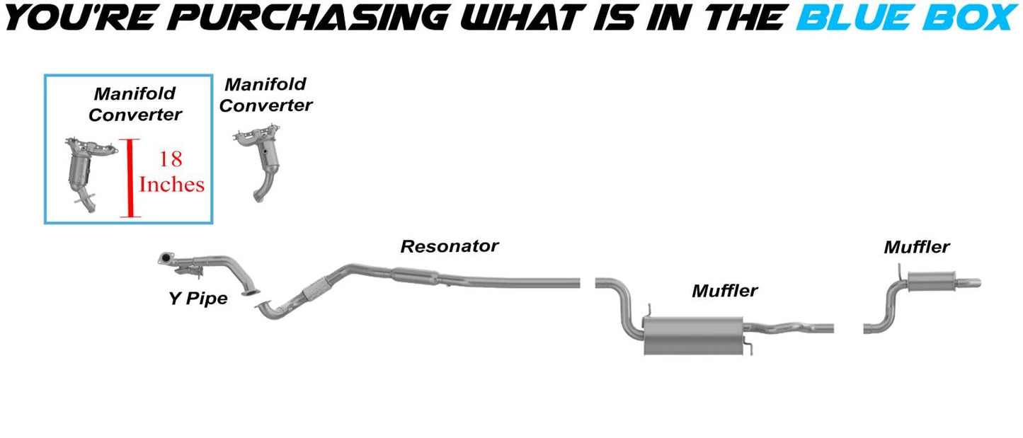 2009-2010 Volkswagen Routan 4.0L Driver-Side Manifold Catalytic Converter