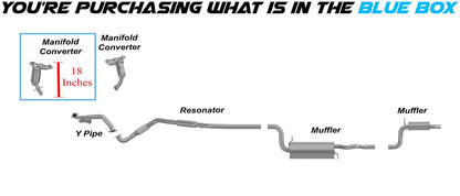 2009-2010 Volkswagen Routan 4.0L Driver-Side Manifold Catalytic Converter