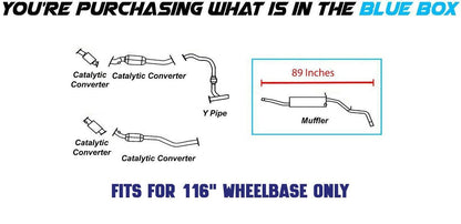 2003-2004 Nissan Frontier 3.3L Exhaust Muffler