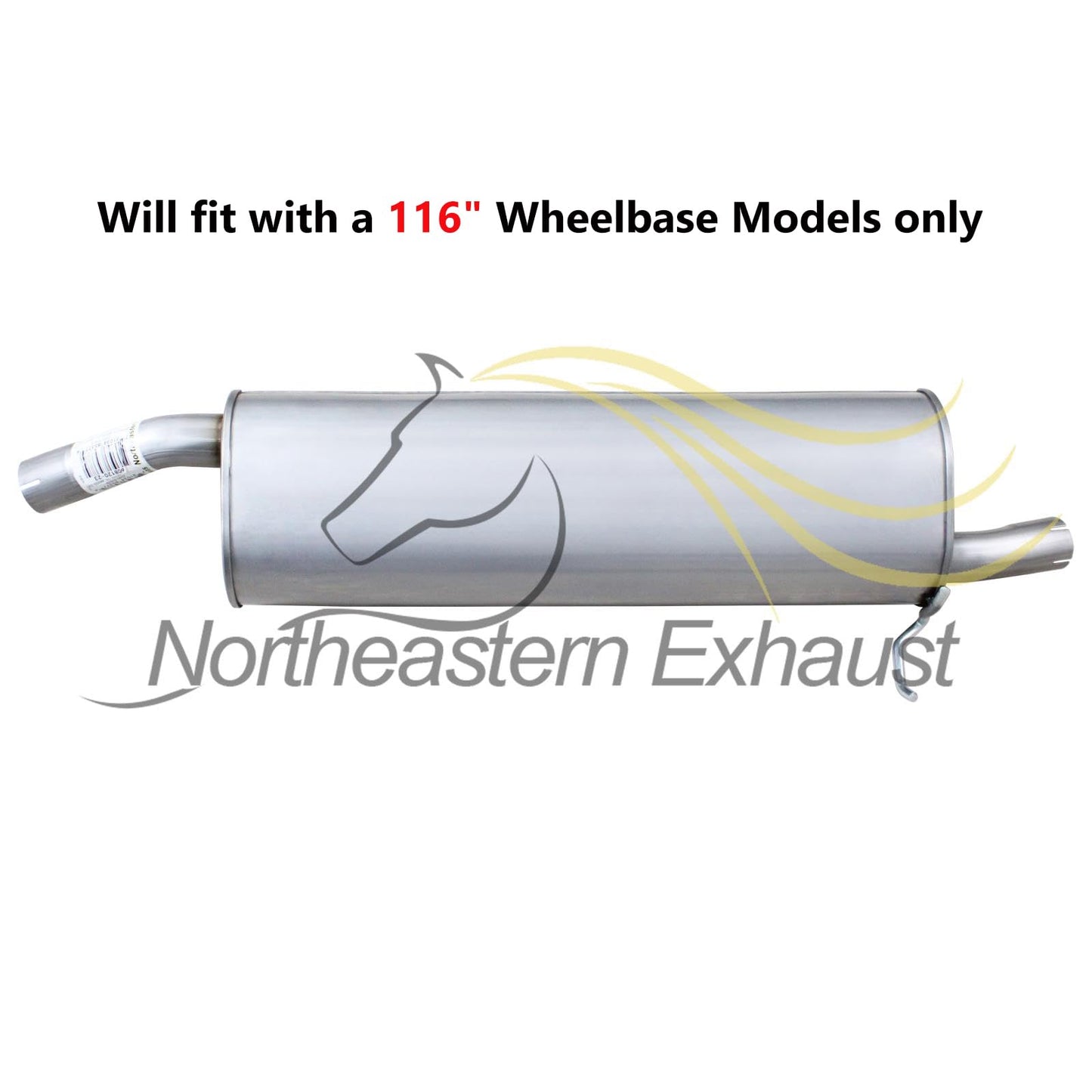 2003-2004 Nissan Frontier 3.3L Exhaust Muffler