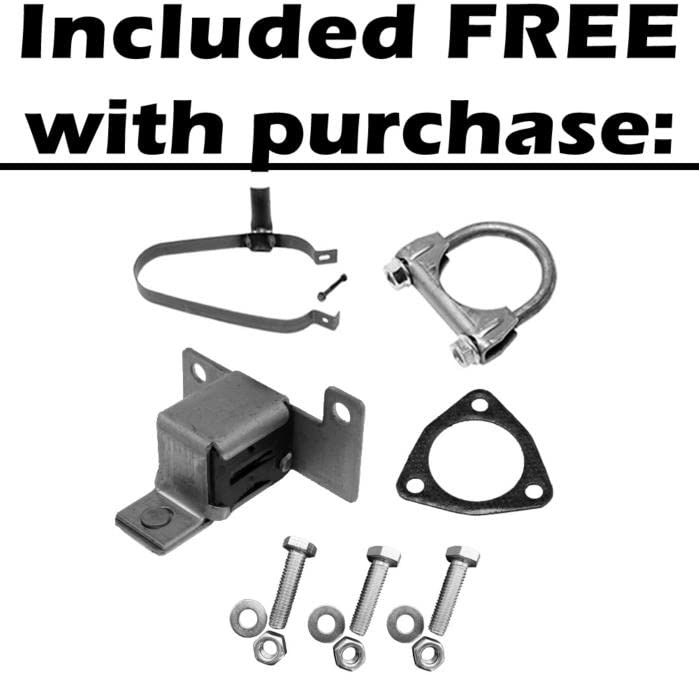 1999-2005 Chevrolet Cavalier and Pontiac Sunfire 2.2L 2.4L Exhaust Resonator Pipe and Muffler