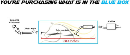 2006-2011 Honda Civic 1.8L Exhaust Resonator Pipe
