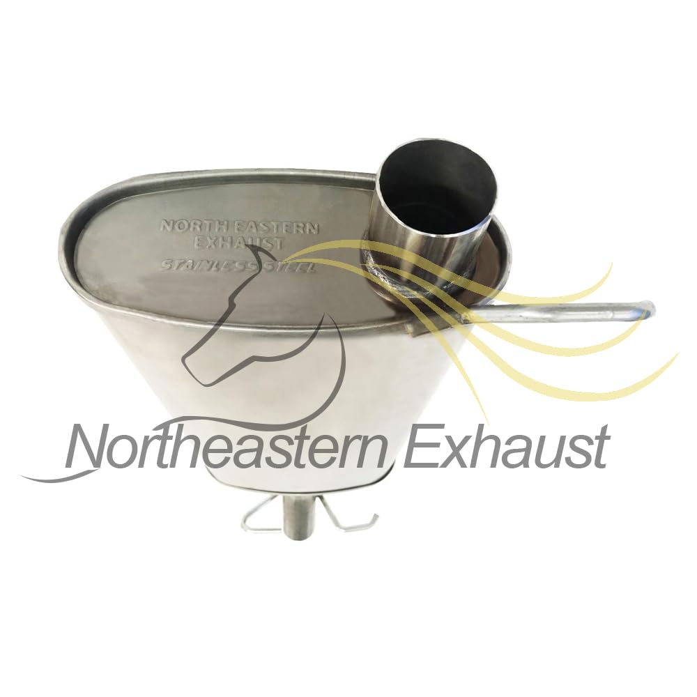Exhaust Muffler for 1996-1997 Chevrolet S10, GMC Sonoma, and Isuzu Hombre 2.2L
