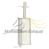 Exhaust Muffler for 1996-1997 Chevrolet S10, GMC Sonoma, and Isuzu Hombre 2.2L