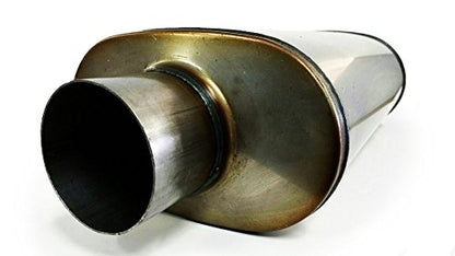 1987-2002 Ford F-150, F-250 and F-350 Dual 2.5'' Mandrel-Bent Pipe with Angle Cut Tips and Single Chamber Muffler Exhaust Kit