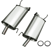 Pair of Exhaust Mufflers for 1999-2003 Acura TL and 2001-2003 CL 3.2L