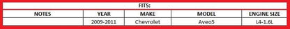 Northeastern Exhaust | Stainless Steel Epa-Approved Catalytic, Front Pipe, Resonator Muffler Exhaust Kit Compatible for 09-2011 Chevy Aveo5 1.6L | Free Gaskets and Clamps